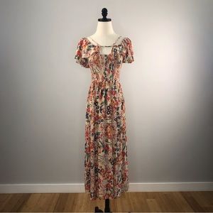 NWT Patrons of Peace floral summer dress XS
